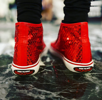 the famous ruby red dance the world sneakers