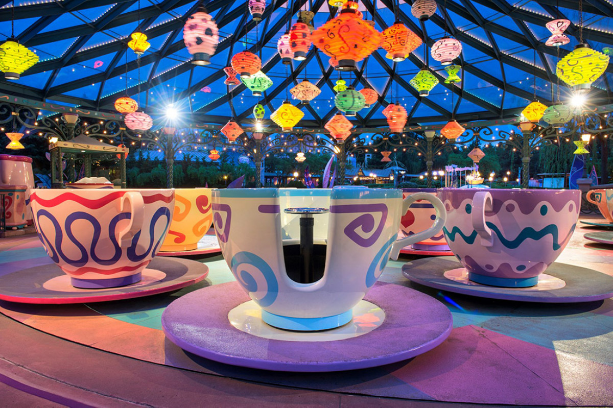 Mad Hatters Tea Cups Disneyland Park
